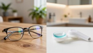 Kontaktlinsen vs. Brille