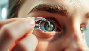 kontaktlinsen einsetzer