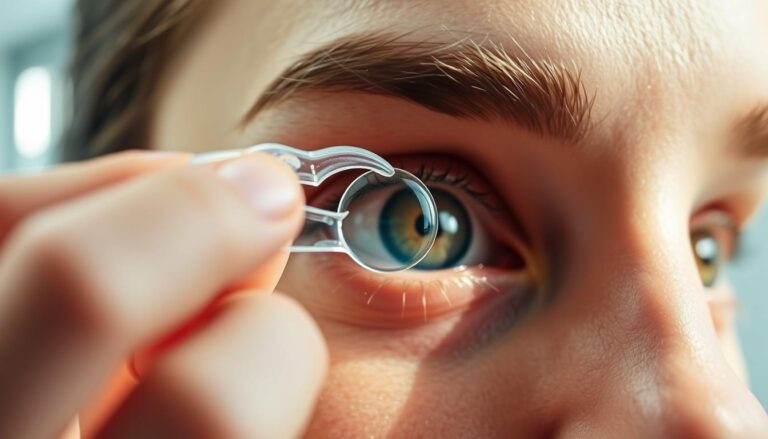 kontaktlinsen einsetzer